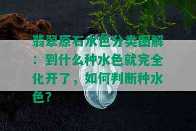 翡翠原石水色分类图解：到什么种水色就完全化开了，如何判断种水色？