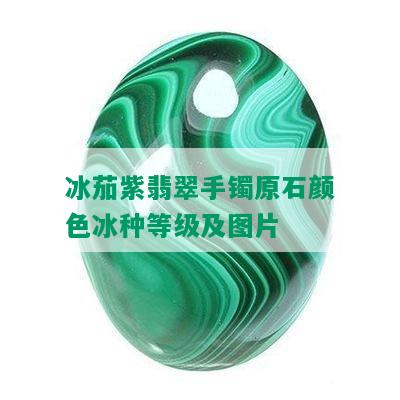 冰茄紫翡翠手镯原石颜色冰种等级及图片