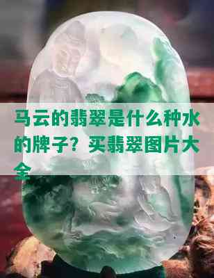 马云的翡翠是什么种水的牌子？买翡翠图片大全