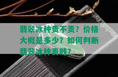 翡翠冰种贵不贵？价格大概是多少？如何判断翡翠冰种贵贱？