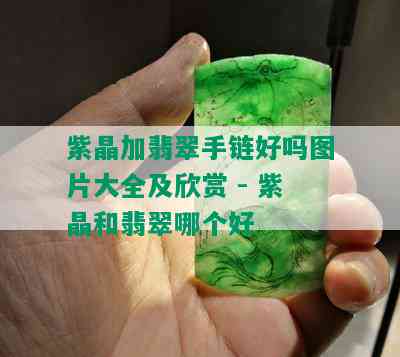 紫晶加翡翠手链好吗图片大全及欣赏 - 紫晶和翡翠哪个好