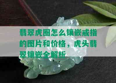 翡翠虎圈怎么镶嵌戒指的图片和价格，虎头翡翠镶嵌全解析