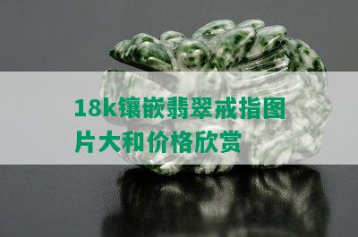 18k镶嵌翡翠戒指图片大和价格欣赏