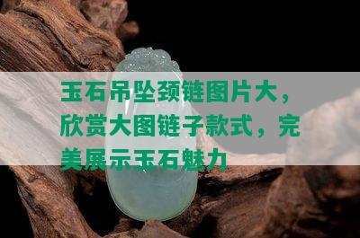 玉石吊坠颈链图片大，欣赏大图链子款式，完美展示玉石魅力