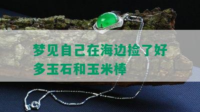 梦见自己在海边捡了好多玉石和玉米棒