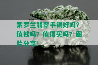 紫罗兰翡翠手镯好吗？值钱吗？值得买吗？图片分享！