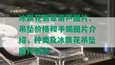 冰飘花翡翠葫芦图片、吊坠价格和手镯图片介绍，种类及冰飘花吊坠图片展示