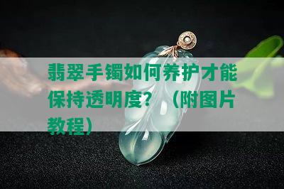 翡翠手镯如何养护才能保持透明度？（附图片教程）