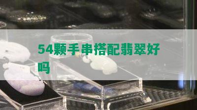 54颗手串搭配翡翠好吗