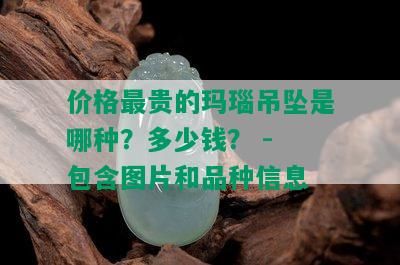 价格最贵的玛瑙吊坠是哪种？多少钱？ - 包含图片和品种信息