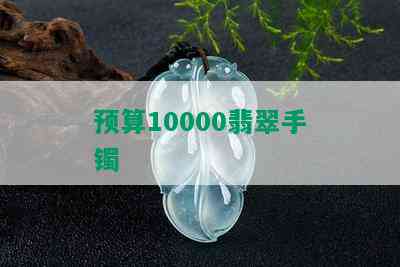 预算10000翡翠手镯