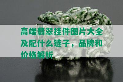 高端翡翠挂件图片大全及配什么链子，品牌和价格解析