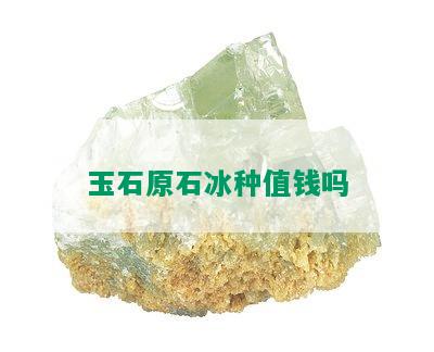 玉石原石冰种值钱吗