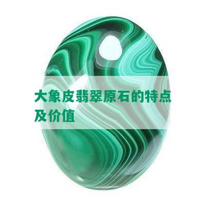 大象皮翡翠原石的特点及价值