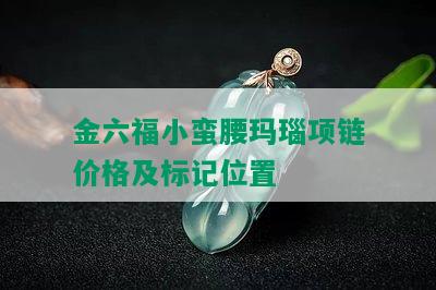 金六福小蛮腰玛瑙项链价格及标记位置