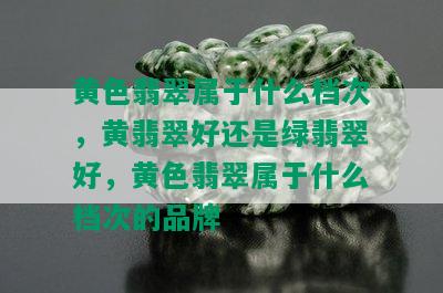 黄色翡翠属于什么档次，黄翡翠好还是绿翡翠好，黄色翡翠属于什么档次的品牌