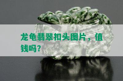 龙龟翡翠扣头图片，值钱吗？