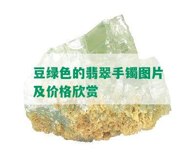 豆绿色的翡翠手镯图片及价格欣赏