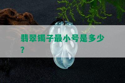 翡翠镯子最小号是多少？