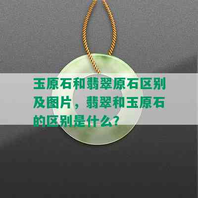 玉原石和翡翠原石区别及图片，翡翠和玉原石的区别是什么？