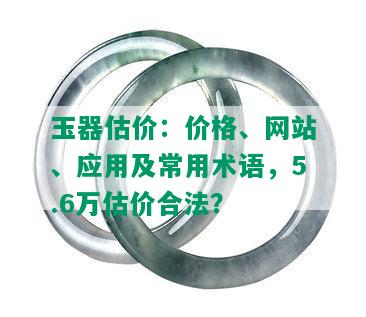 玉器估价：价格、网站、应用及常用术语，5.6万估价合法？