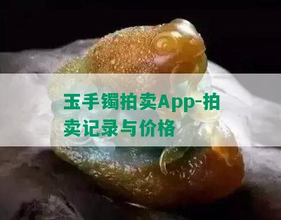 玉手镯拍卖App-拍卖记录与价格