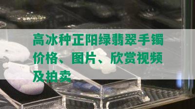 高冰种正阳绿翡翠手镯价格、图片、欣赏视频及拍卖