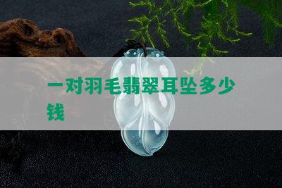 一对羽毛翡翠耳坠多少钱