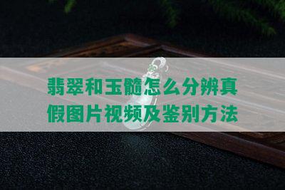 翡翠和玉髓怎么分辨真假图片视频及鉴别方法