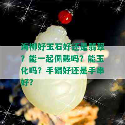 海柳好玉石好还是翡翠？能一起佩戴吗？能玉化吗？手镯好还是手串好？