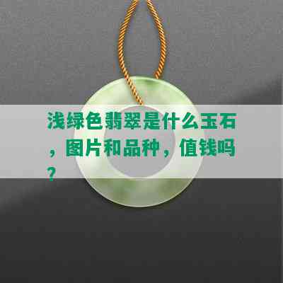 浅绿色翡翠是什么玉石，图片和品种，值钱吗？