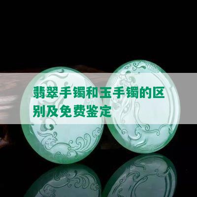 翡翠手镯和玉手镯的区别及免费鉴定