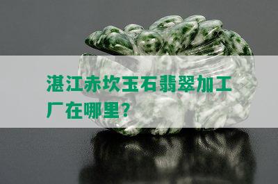 湛江赤坎玉石翡翠加工厂在哪里？