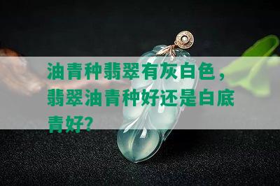 油青种翡翠有灰白色，翡翠油青种好还是白底青好？