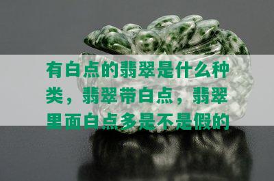 有白点的翡翠是什么种类，翡翠带白点，翡翠里面白点多是不是假的