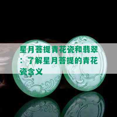 星月菩提青花瓷和翡翠：了解星月菩提的青花瓷含义