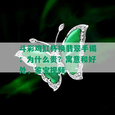 斗彩鸡缸杯换翡翠手镯：为什么贵？寓意和好处，鉴宝视频