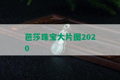 芭莎珠宝大片图2020