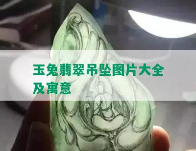 玉兔翡翠吊坠图片大全及寓意