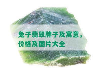 兔子翡翠牌子及寓意，价格及图片大全