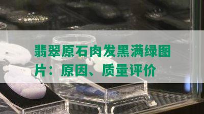 翡翠原石肉发黑满绿图片：原因、质量评价