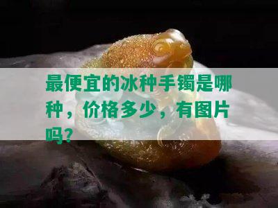 更便宜的冰种手镯是哪种，价格多少，有图片吗？