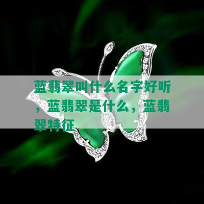 蓝翡翠叫什么名字好听，蓝翡翠是什么，蓝翡翠特征