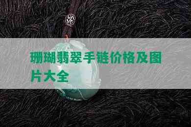 珊瑚翡翠手链价格及图片大全