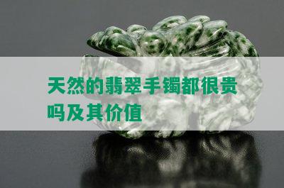 天然的翡翠手镯都很贵吗及其价值