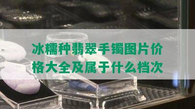 冰糯种翡翠手镯图片价格大全及属于什么档次