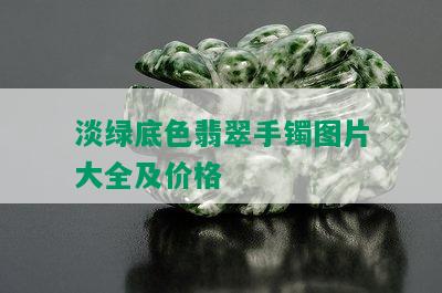 淡绿底色翡翠手镯图片大全及价格