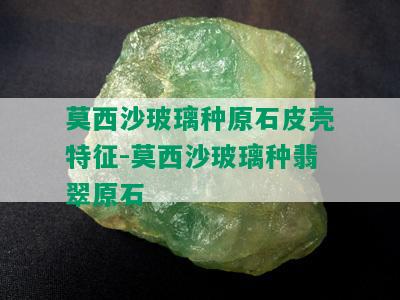 莫西沙玻璃种原石皮壳特征-莫西沙玻璃种翡翠原石