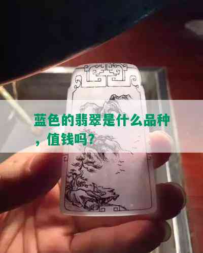 蓝色的翡翠是什么品种，值钱吗？