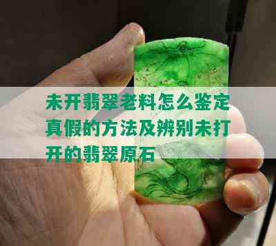 未开翡翠老料怎么鉴定真假的方法及辨别未打开的翡翠原石